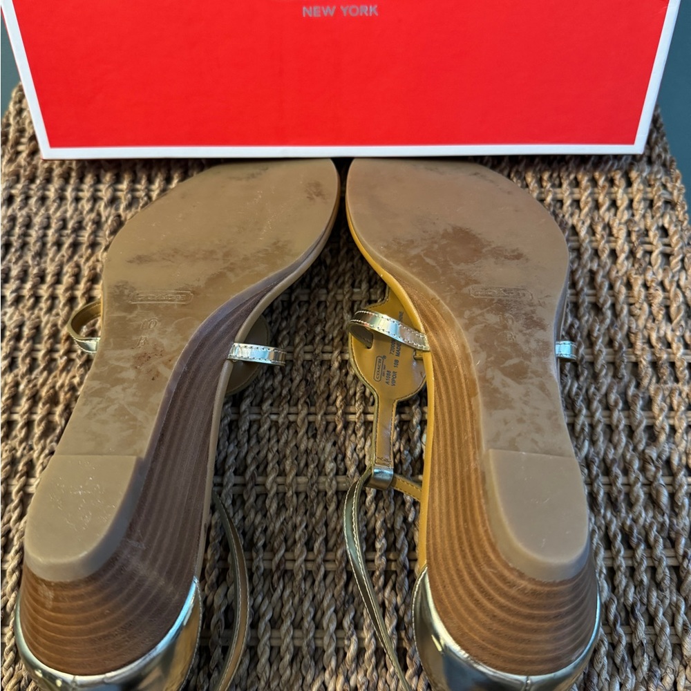 Coach vipor mirror metallic sandal - Picture 6 of 6